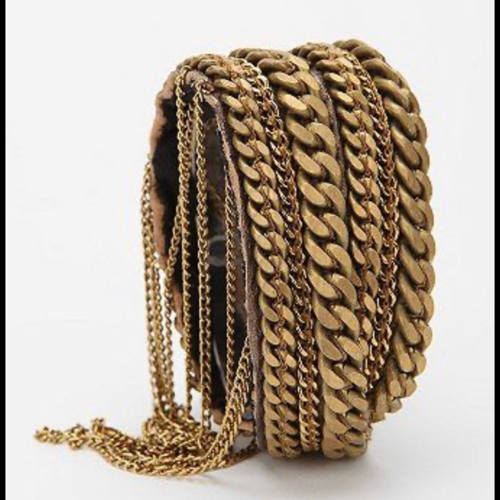 Fiona Paxton steel cuff bracelet double width
